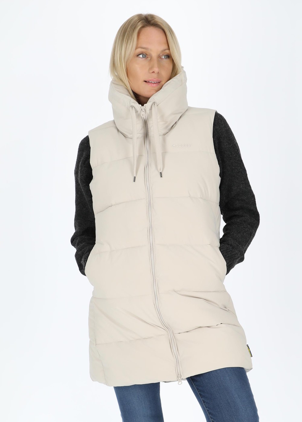 Long Vest W, Champagne, 42,  Jackor