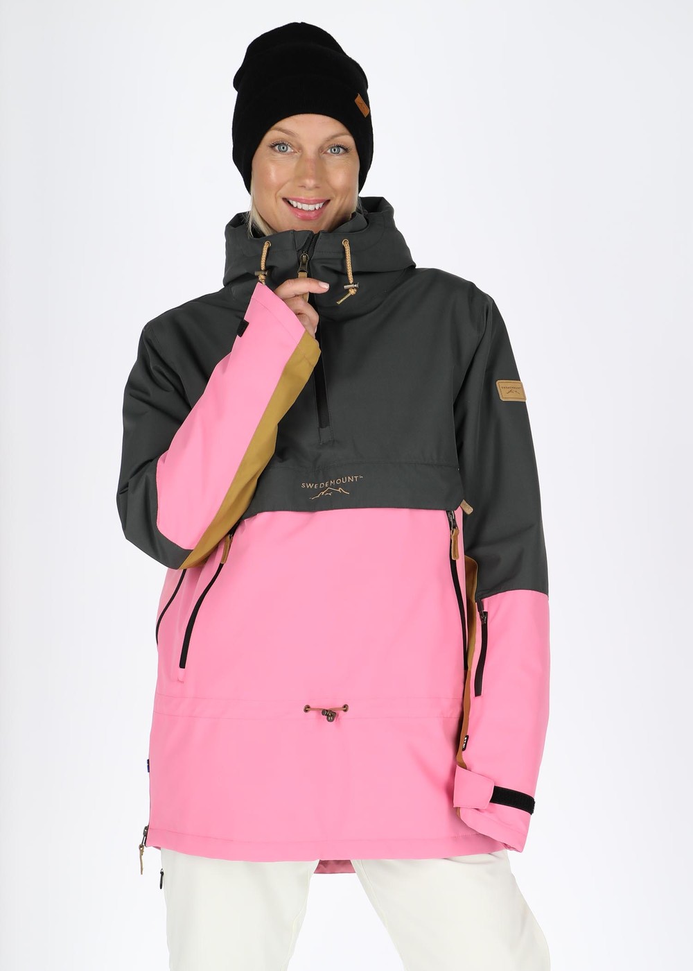 Greenland Ski Anorak, Grey/Pink, Xl,  Outdoorkläder