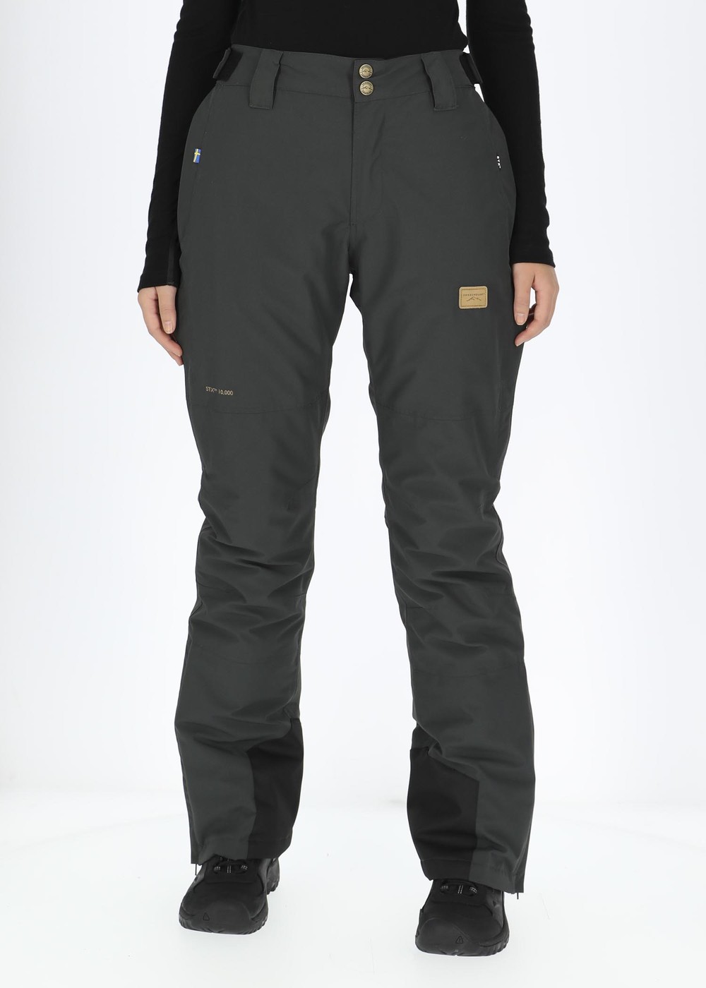 Greenland Ski Pants W, Black, 36,  Överdragsbyxor