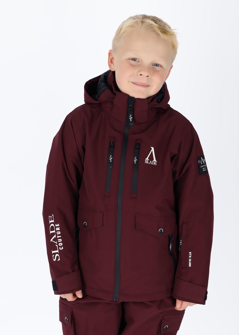 Aspen Shell Jacket Jr, Burgundy, 150,  Skidjackor Aspen Shell Jacket Jr, Burgundy, 150,  Skidjackor