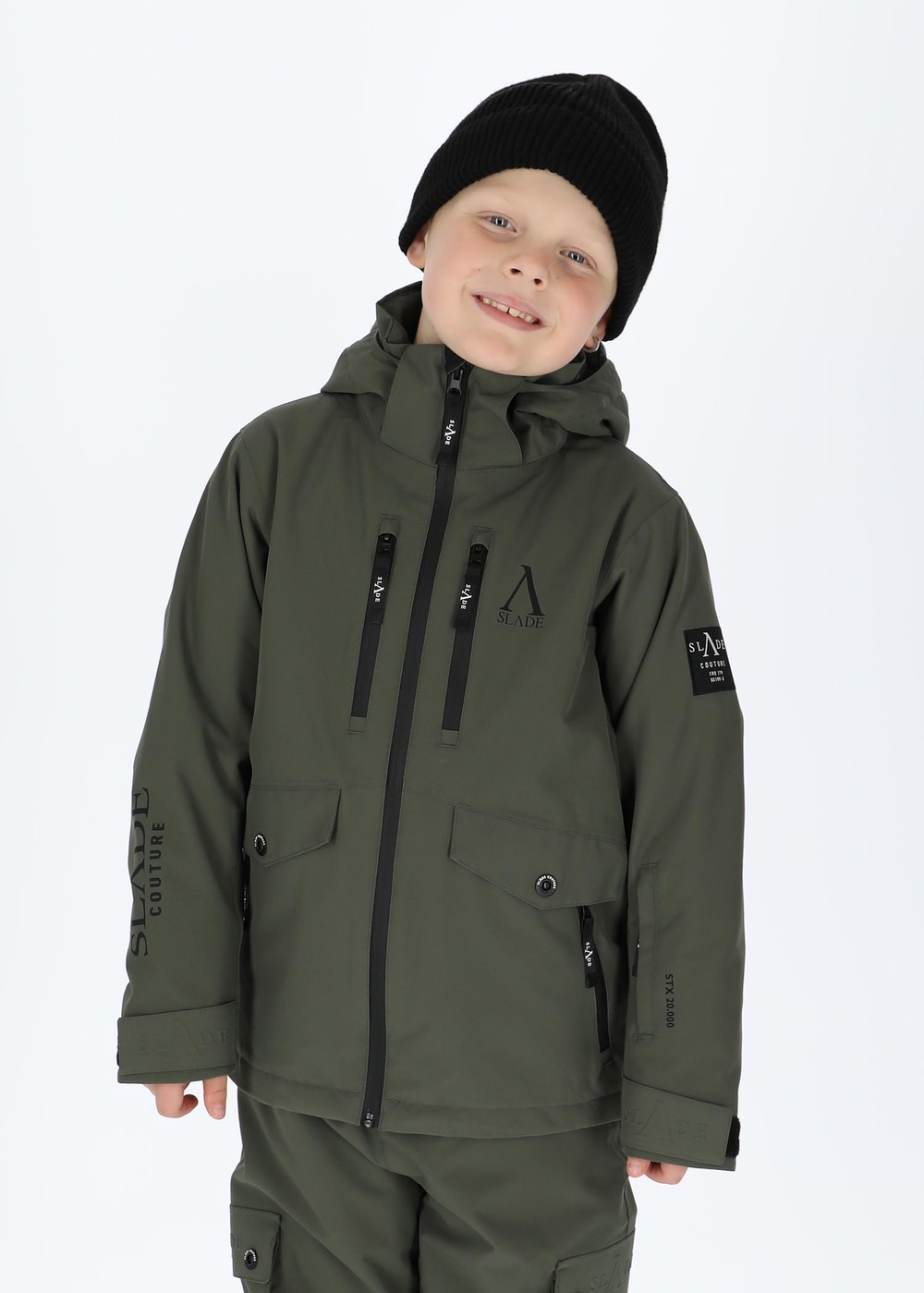Aspen Shell Jacket Jr, Olive, 150,  Skidjackor