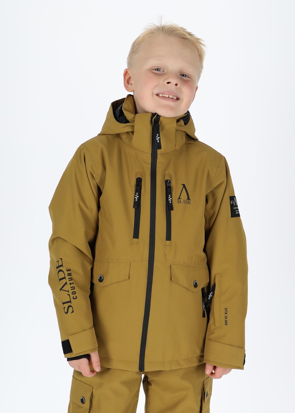 Aspen Shell Jacket Jr, Khaki, 140,  Skidjackor Aspen Shell Jacket Jr, Khaki, 140,  Skidjackor