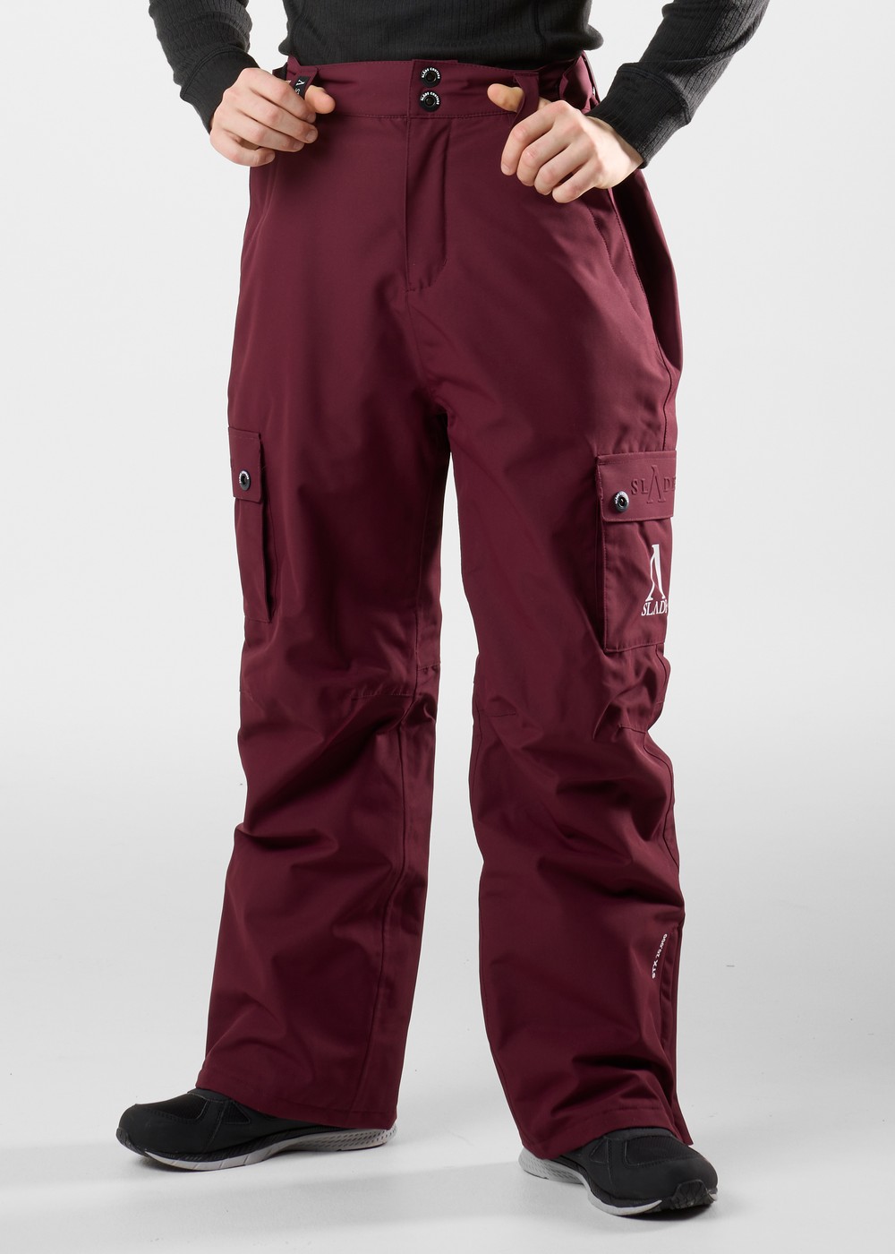 Aspen Shell Pants Jr, Burgundy, 130,  Överdragsbyxor Aspen Shell Pants Jr, Burgundy, 130,  Överdragsbyxor