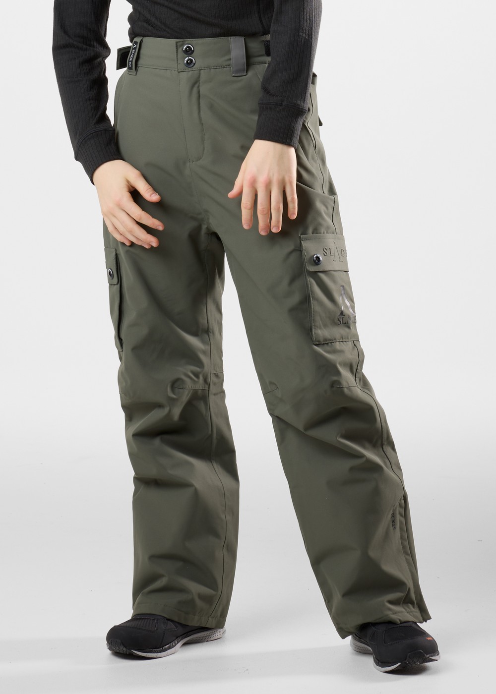 Aspen Shell Pants Jr, Olive, 160,  Överdragsbyxor Aspen Shell Pants Jr, Olive, 160,  Överdragsbyxor