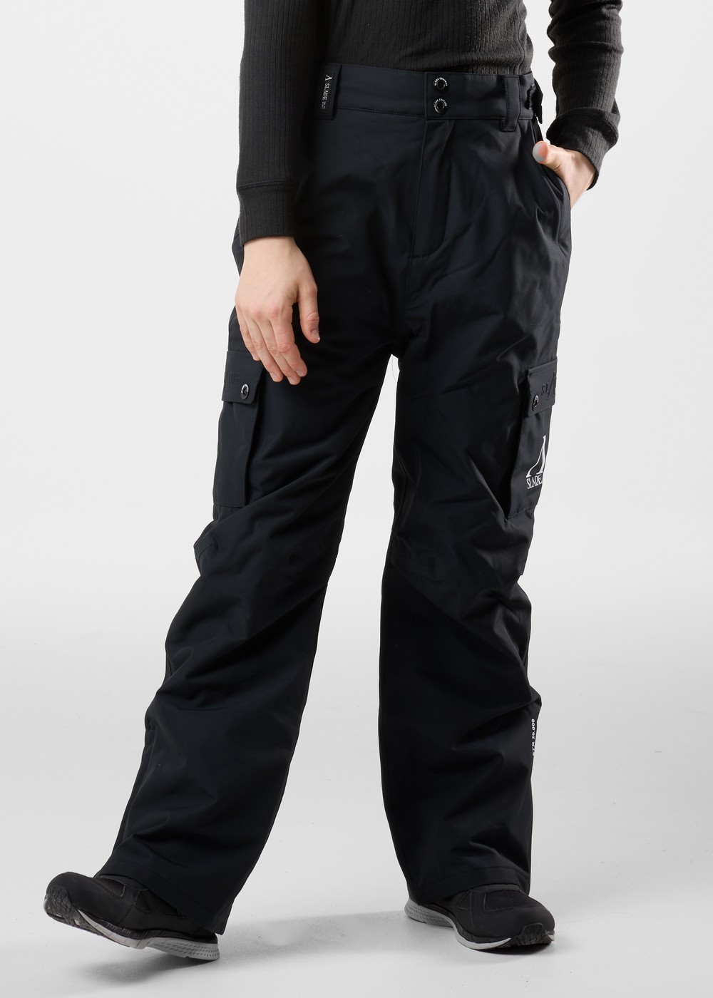 Aspen Shell Pants Jr, Black, 170,  Överdragsbyxor