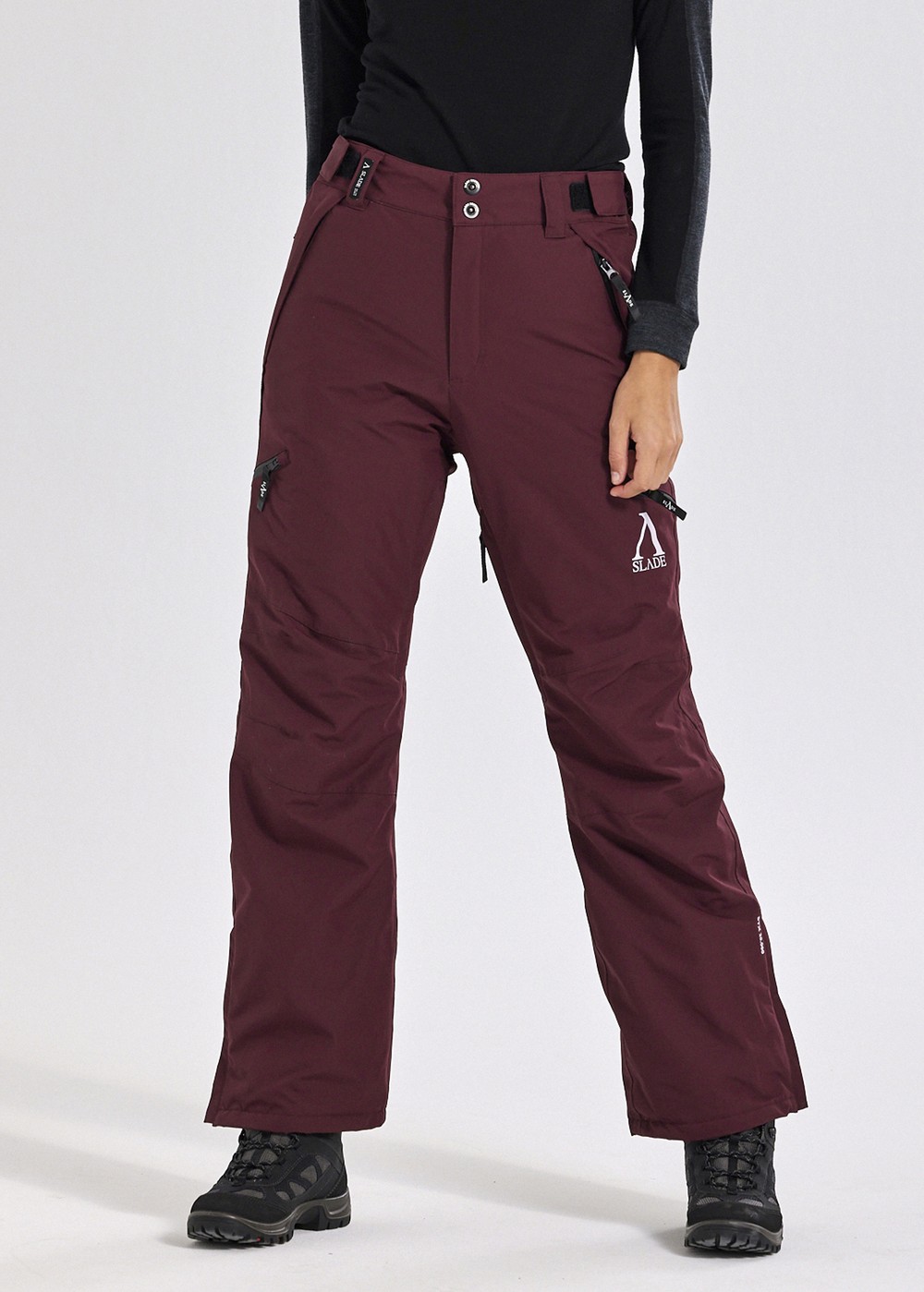 Aspen Shell Pants W, Burgundy, 36,  Skidbyxor Aspen Shell Pants W, Burgundy, 36,  Skidbyxor