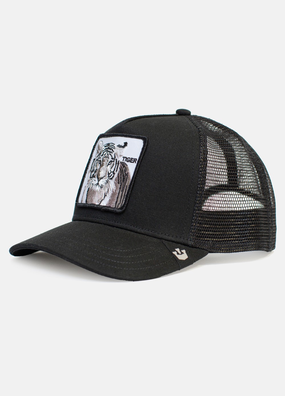 The White Tiger, Black, Onesize,  Hattar