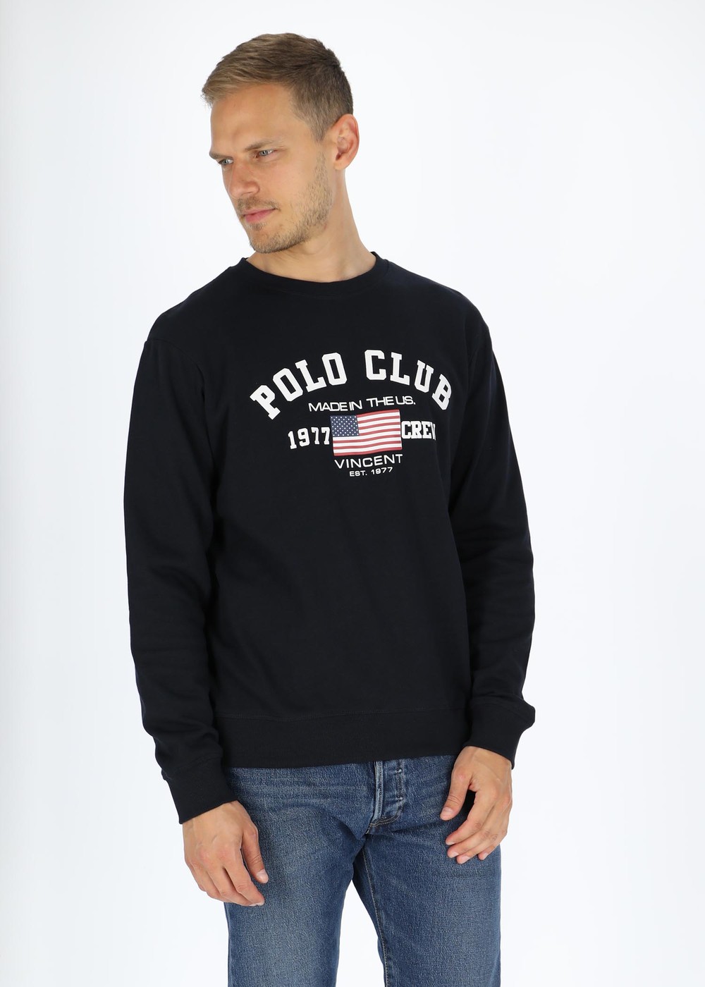 Houston Swe, Navy, M,  Sweatshirts