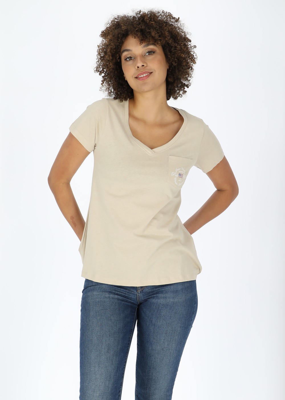 Saint Vincent St Tropez Swe Khaki 2xl  T-Shirts