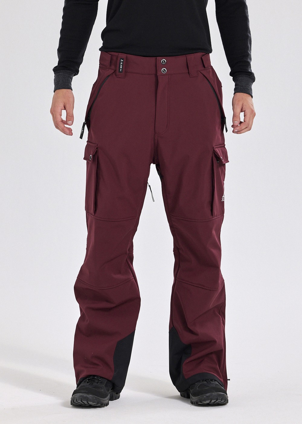 Colorado Softshell Cargo Pants, Burgundy, S,  Överdragsbyxor Colorado Softshell Cargo Pants, Burgundy, S,  Överdragsbyxor