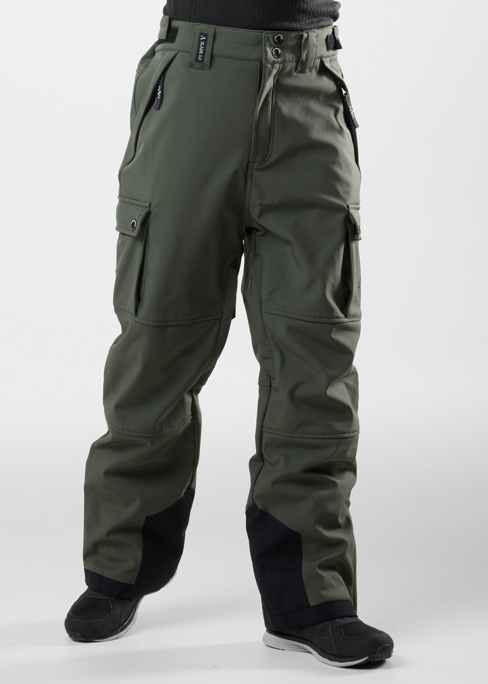 Colorado Softshell Cargo Pants Jr, Olive, 150,  Snowboardbyxor Colorado Softshell Cargo Pants Jr, Olive, 150,  Snowboardbyxor