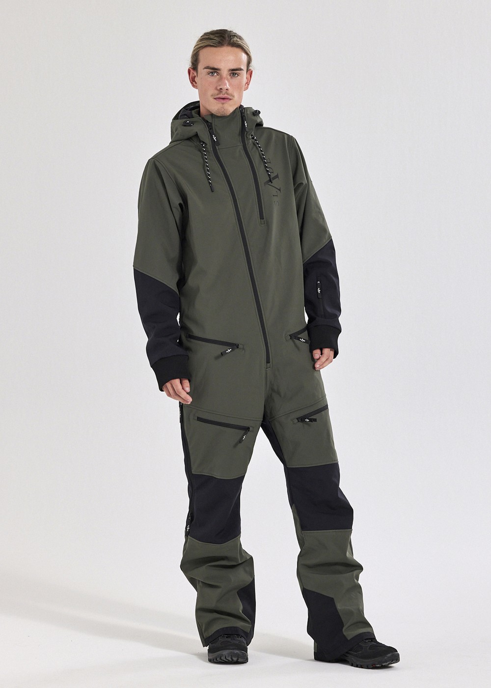 Colorado Softshell Skisuit, Olive/Black, Xl,  Skidoverall Colorado Softshell Skisuit, Olive/Black, Xl,  Skidoverall