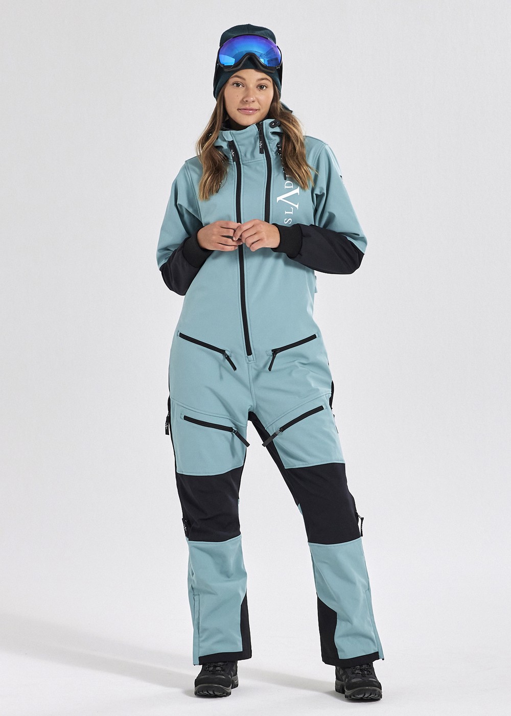 Colorado Softshell Skisuit W, Seaweed Green, 36,  Skidoverall Colorado Softshell Skisuit W, Seaweed Green, 36,  Skidoverall