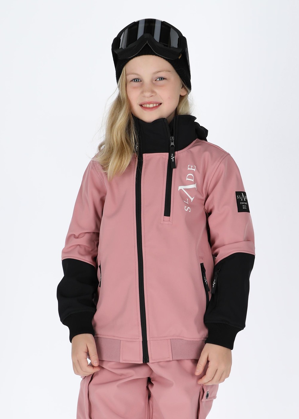 Colorado Softshell Jacket Jr, Dusty Rose/Black, 160,  Snowboardjackor Colorado Softshell Jacket Jr, Dusty Rose/Black, 160,  Snowboardjackor