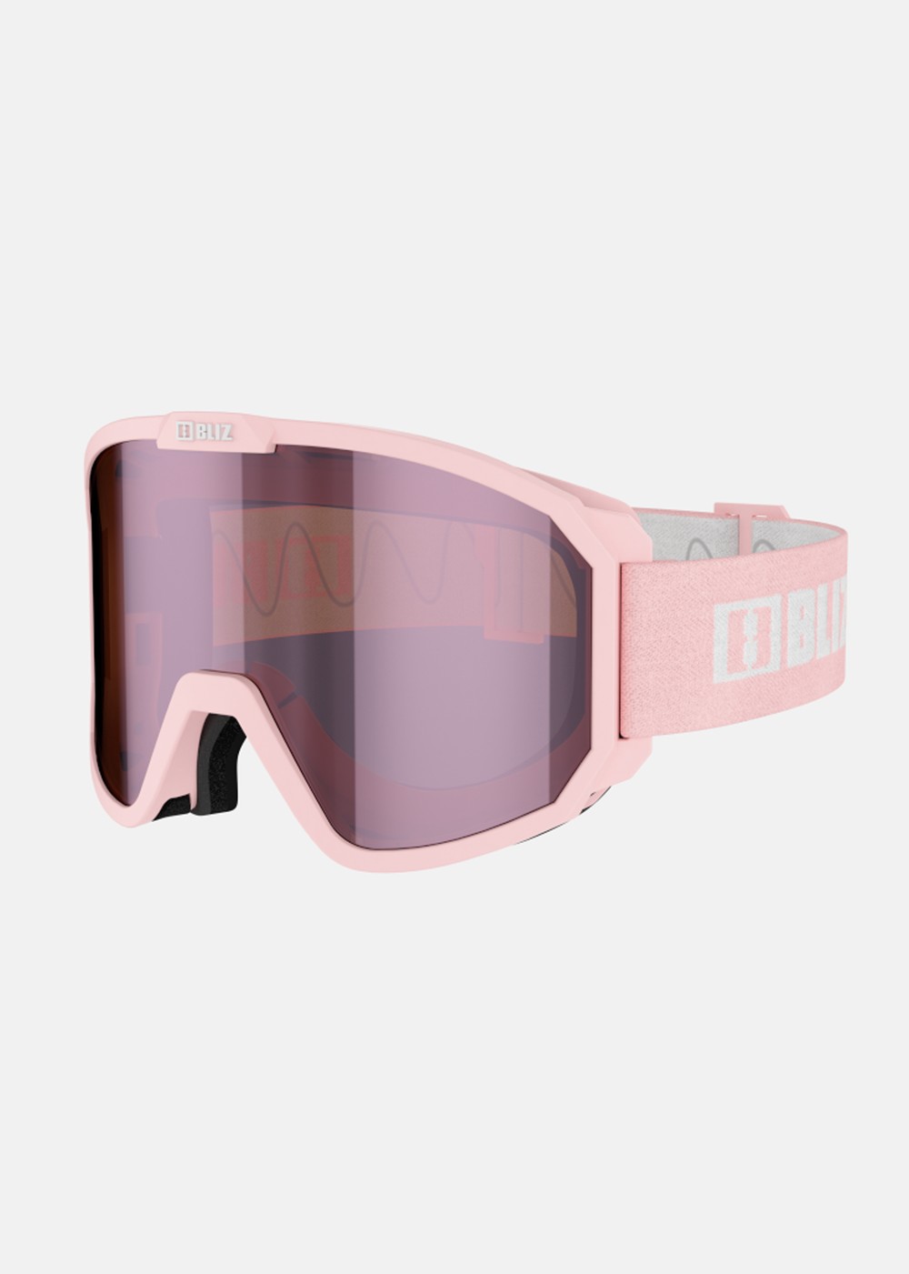 Rave, Powder Pink W White Logo, Onesize,  Goggles