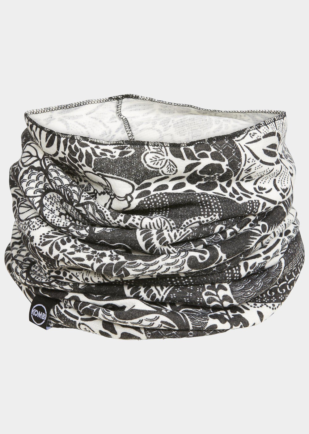 Multi Scarf Adult, Blk-Wht Flo, Onesize,  Löpartillbehör Multi Scarf Adult, Blk-Wht Flo, Onesize,  Löpartillbehör