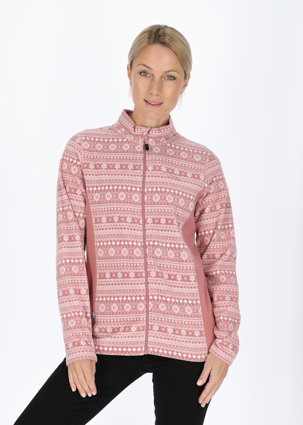 Idre Fleece Ii W, Dusty Rose/White, 42,  Fleecetröjor