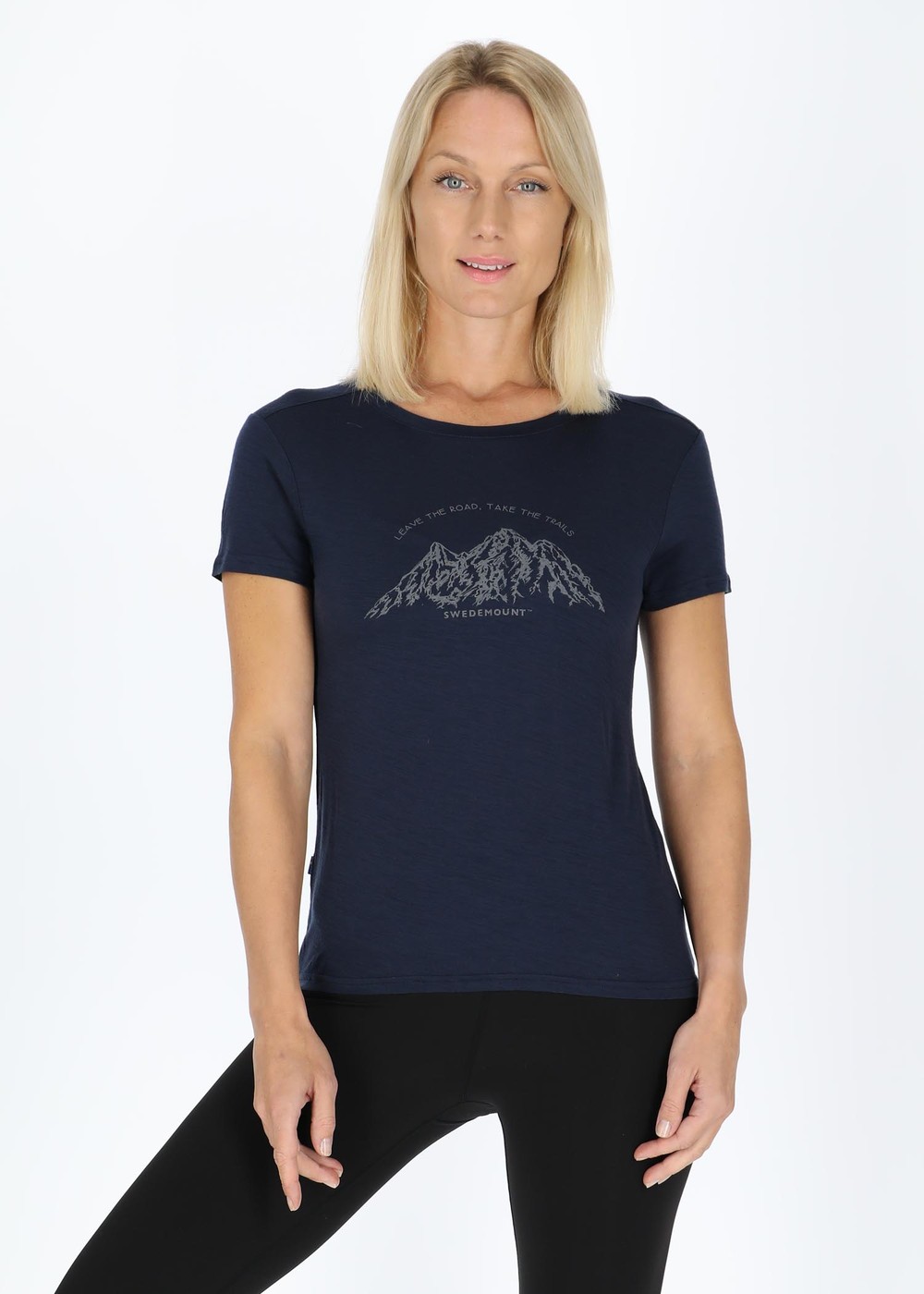 Ultra Light Wool Tee W, Dk. Navy, 44,  T-Shirts