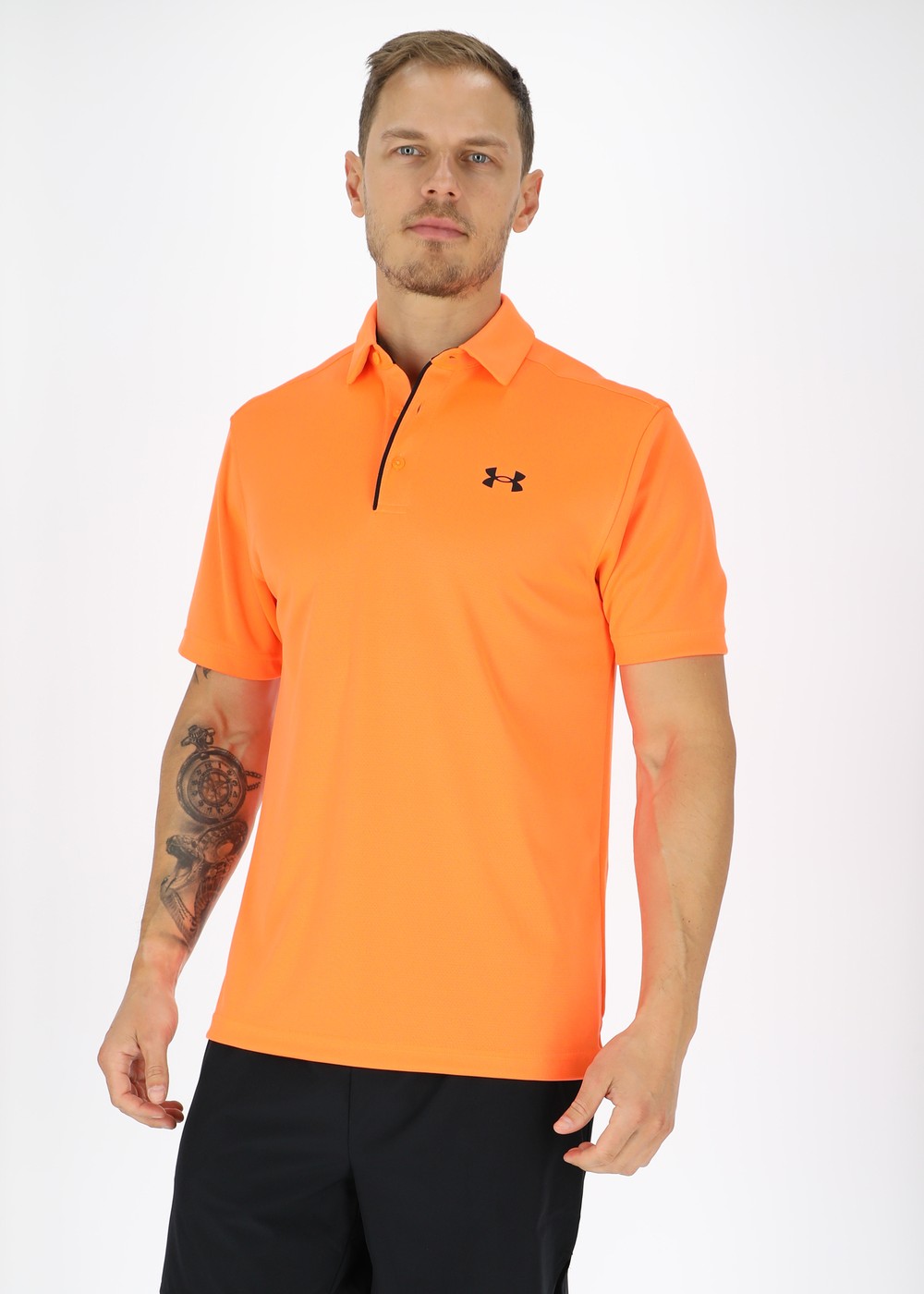 Tech Polo, Orange Blast, S,  Piketröjor | Kläder//Junior//Regnkläder//Fodrade regnkläder | Padelspecialisterna