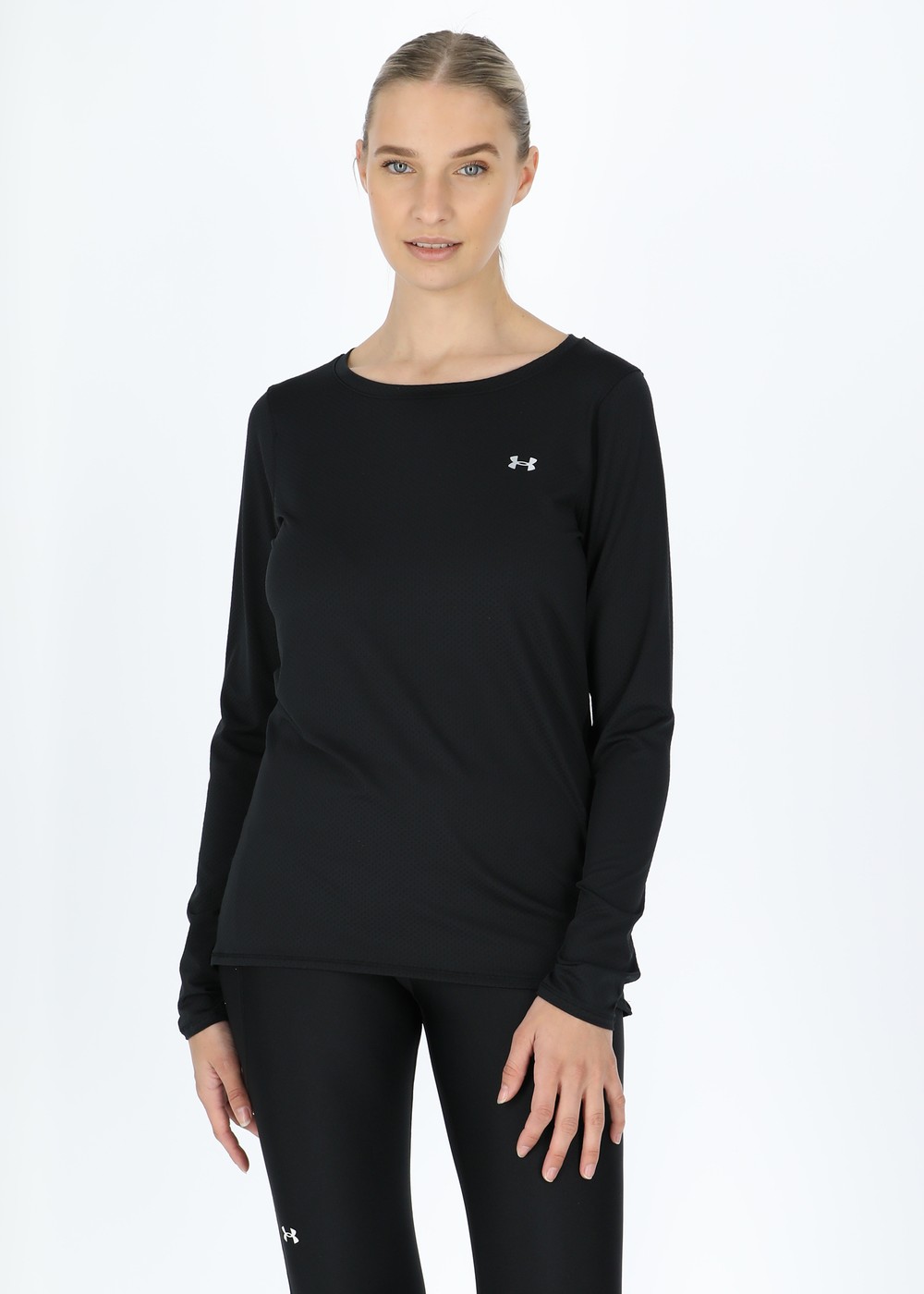 Ua Hg Armour Long Sleeve, Black, M,  Löparkläder