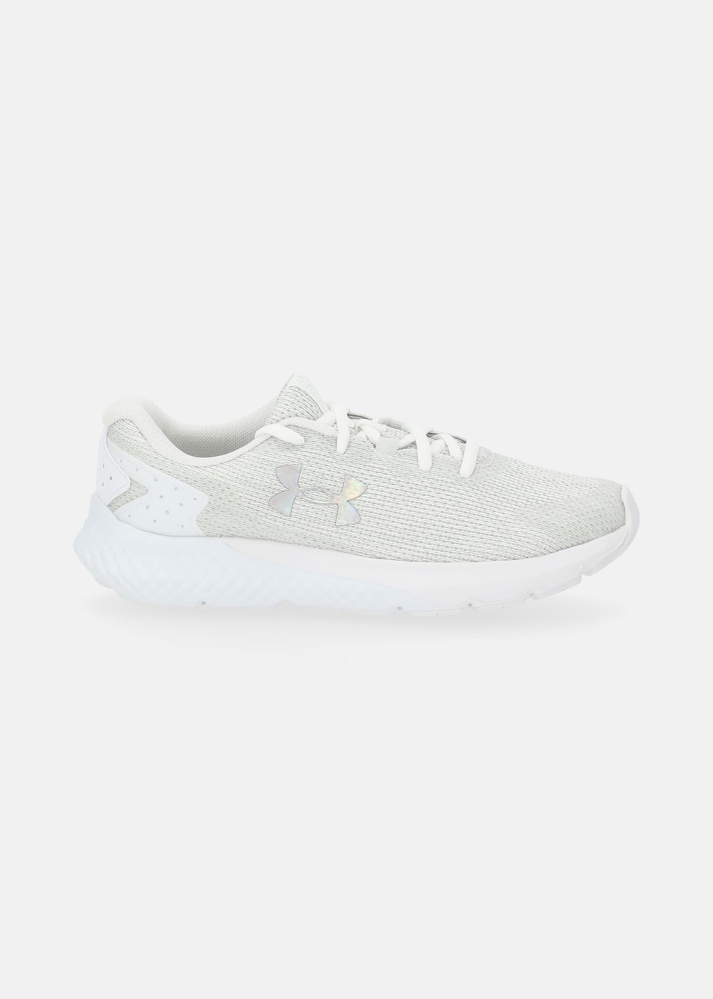 Ua W Charged Rogue 3 Knit, White, 40,5