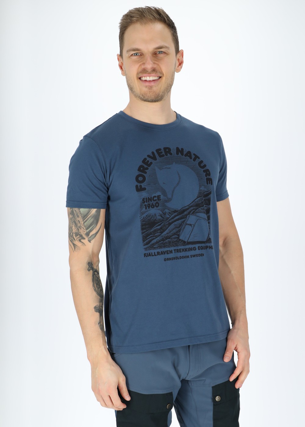 Fjällräven Equipment T-Shirt M, Indigo Blue, S,  T-Shirts Fjällräven Equipment T-Shirt M, Indigo Blue, S,  T-Shirts