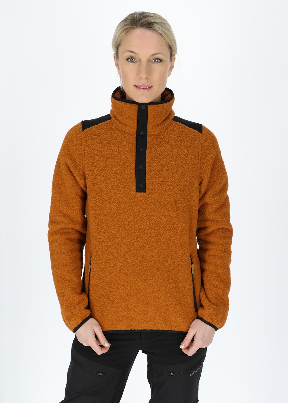 Nordkap Pile Halfneck W, Almond/Black, 38,  Fleecetröjor Nordkap Pile Halfneck W, Almond/Black, 38,  Fleecetröjor