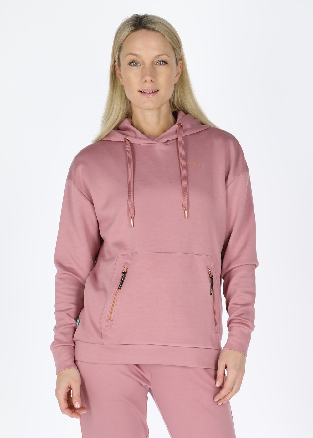 Lounge Hood W, Dusty Rose, 36,  Hoodies