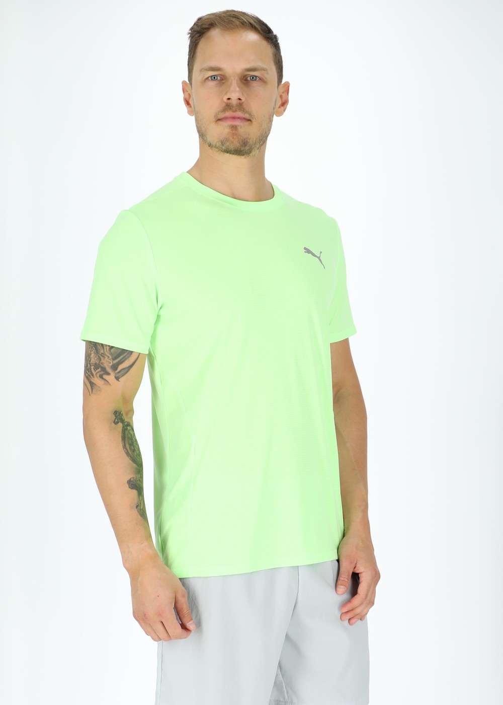 Run Favorite Ss Tee M, Fizzy Lime, L,  Löpar T-Shirts