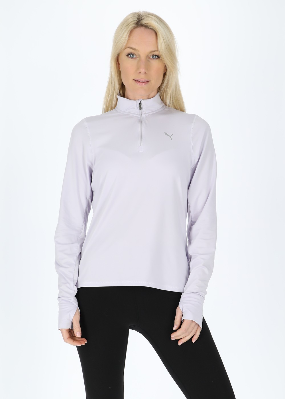 Run Favorite 1/4 Zip W, Spring Lavender, Xl,  Löpartröjor