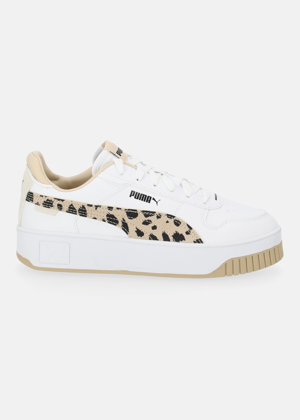 Carina Street Animal, Puma White-Granola-Puma Black, 42