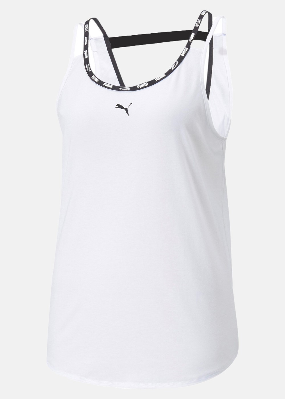 Puma Strong Tri-Blend Tank, Puma White, S,  Löpar-Linnen