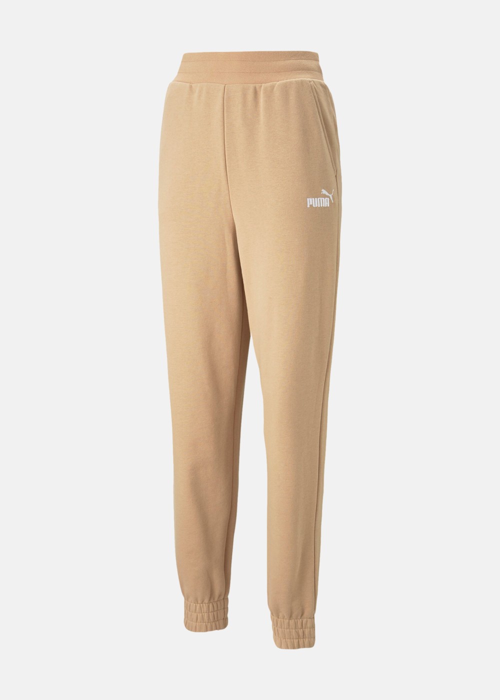 Ess+ Embroidery High-Waist Pan, Dusty Tan, Xs,  Sweatpants