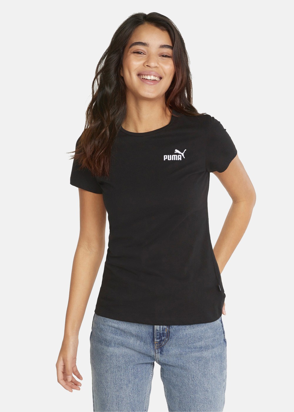 Ess+ Embroidery Tee, Puma Black, M,  T-Shirts Ess+ Embroidery Tee, Puma Black, M,  T-Shirts