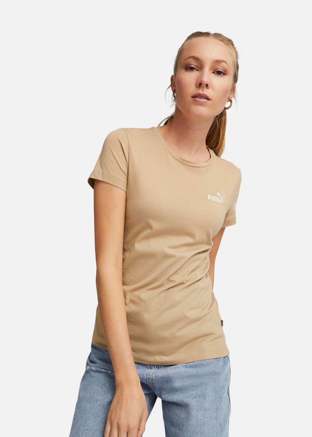 Ess+ Embroidery Tee, Dusty Tan, S,  T-Shirts Ess+ Embroidery Tee, Dusty Tan, S,  T-Shirts