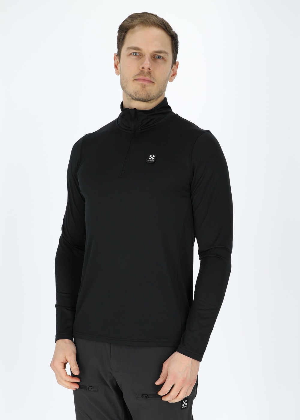 Active Halfzip, Black, Xl,  Sweatshirts