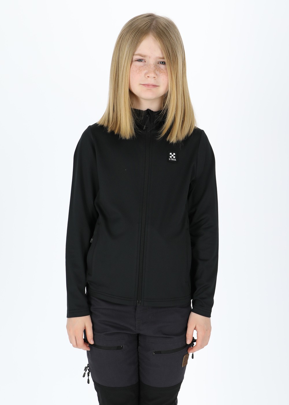 Active Fullzip Hood Jr, Black, 170,  Hoodies