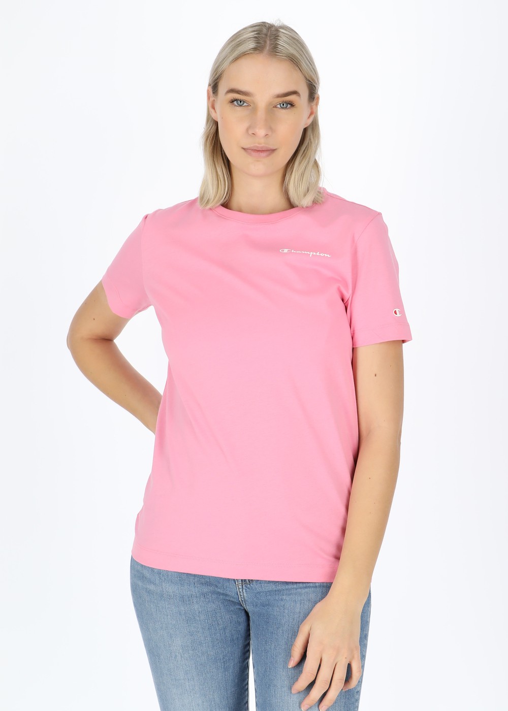 Crewneck T-Shirt, Sachet Pink, M,  T-Shirts