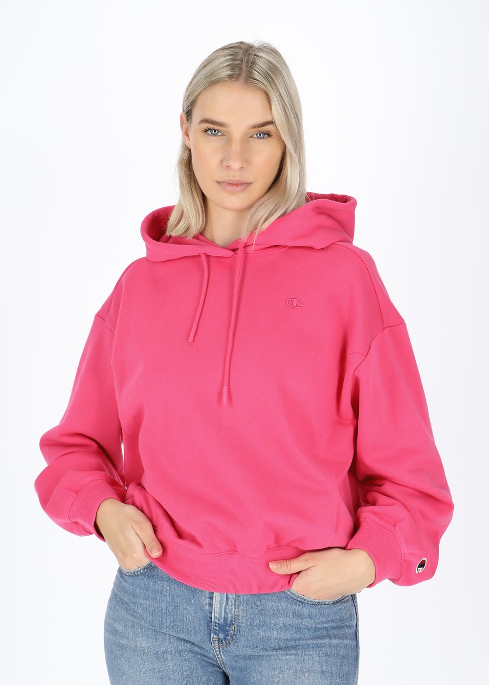 Hooded Sweatshirt, Fuhsia Purple, S,  Hoodies