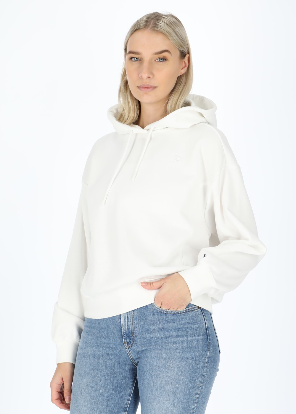 Hooded Sweatshirt, White, Xs,  Hoodies