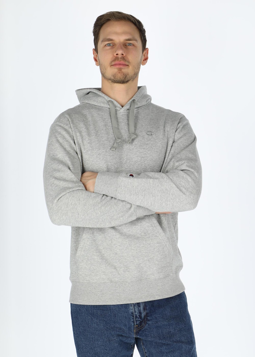 Hooded Sweatshirt, New Oxford Grey Melange Top Dy, 2xl,  Hoodies Hooded Sweatshirt, New Oxford Grey Melange Top Dy, 2xl,  Hoodies