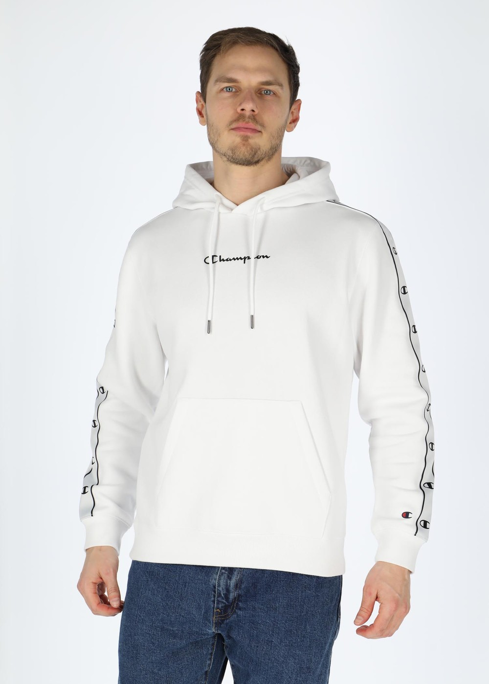 Hooded Sweatshirt, White, 2xl,  Hoodies