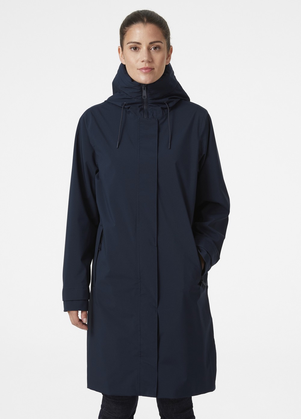 W Victoria Spring Coat, 597 Navy, Xs,  Vårjackor