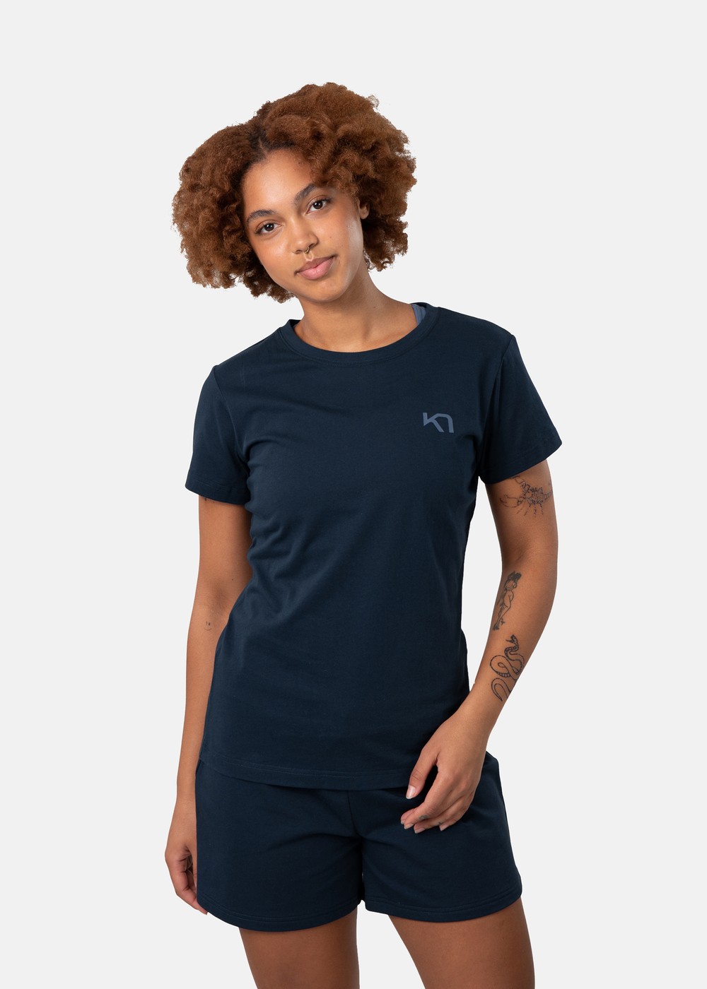 Kari Tee, Dark Navy Blue, Xs,  T-Shirts