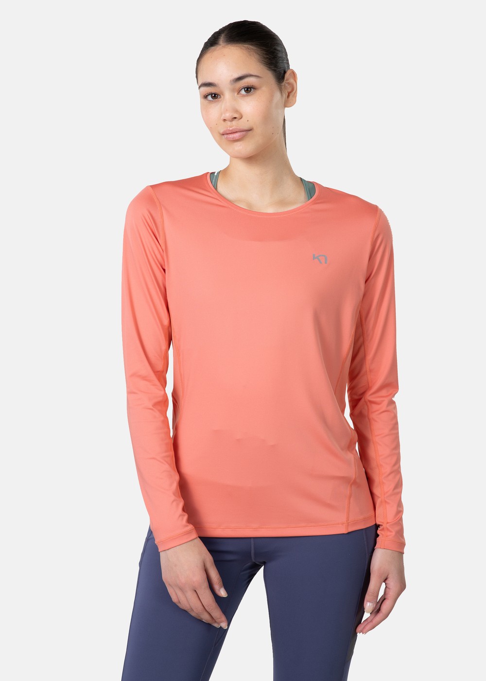 Nora 2.0 Long Sleeve, Peach Pink, L,  Löparkläder