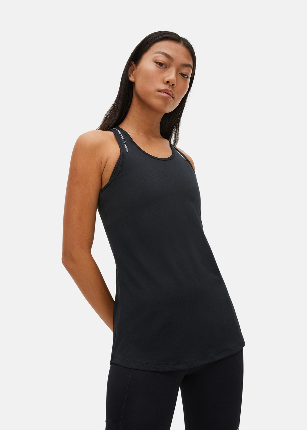 Logo Racerback, Black, Xs,  Löpar-T-Shirts