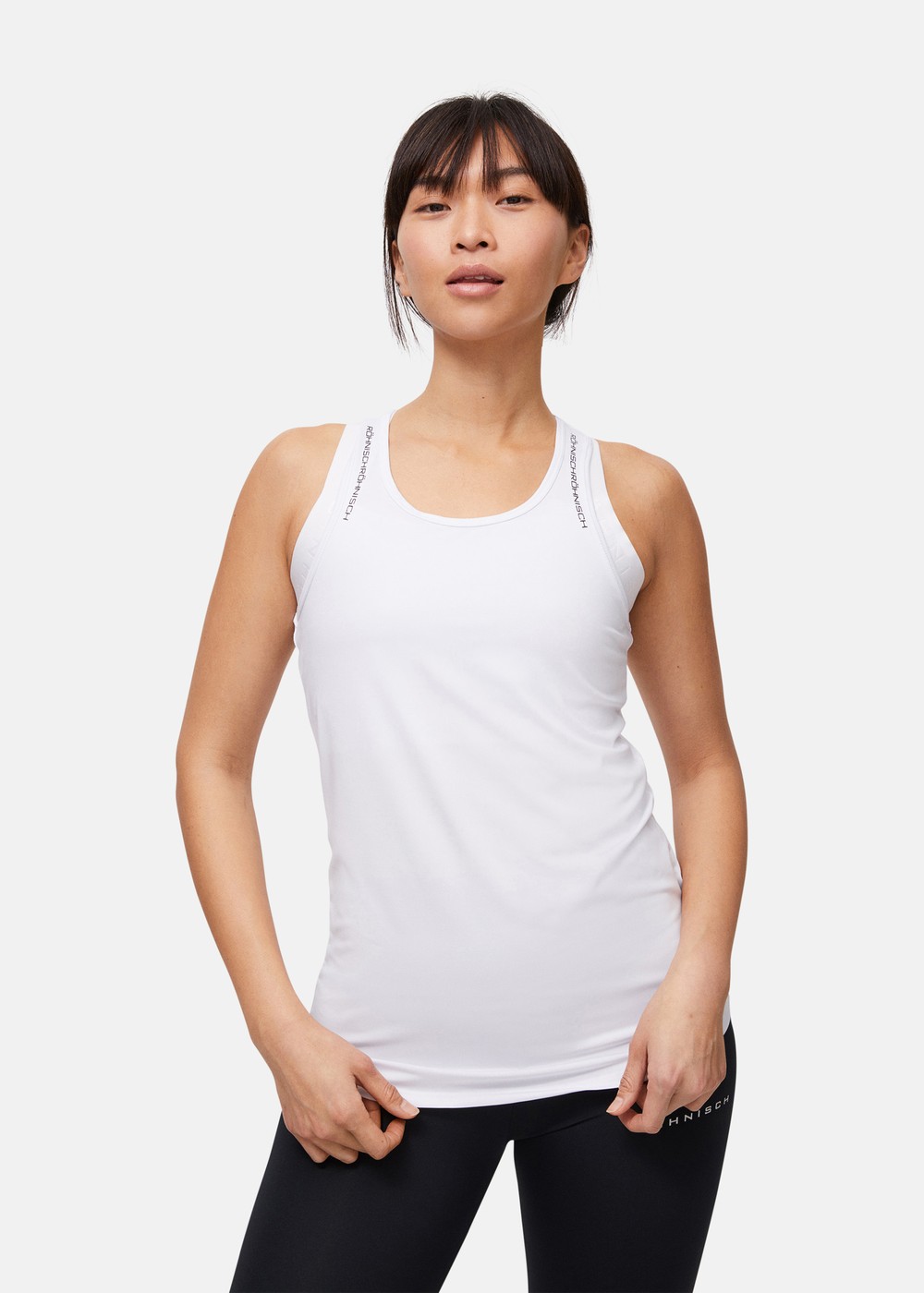 Logo Racerback, White, Xs,  Löpar-T-Shirts