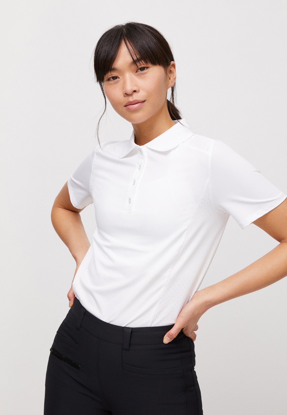 Rumie Poloshirt, White, M,  Funktionspikéer