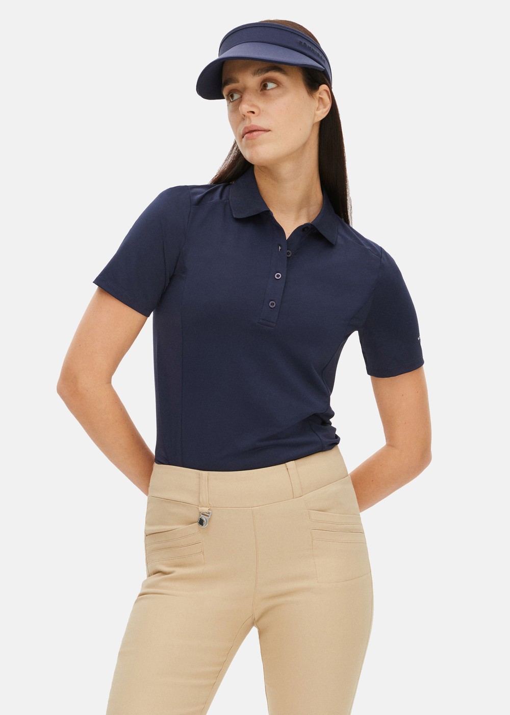 Rumie Poloshirt, Navy, S,  Funktionspikéer