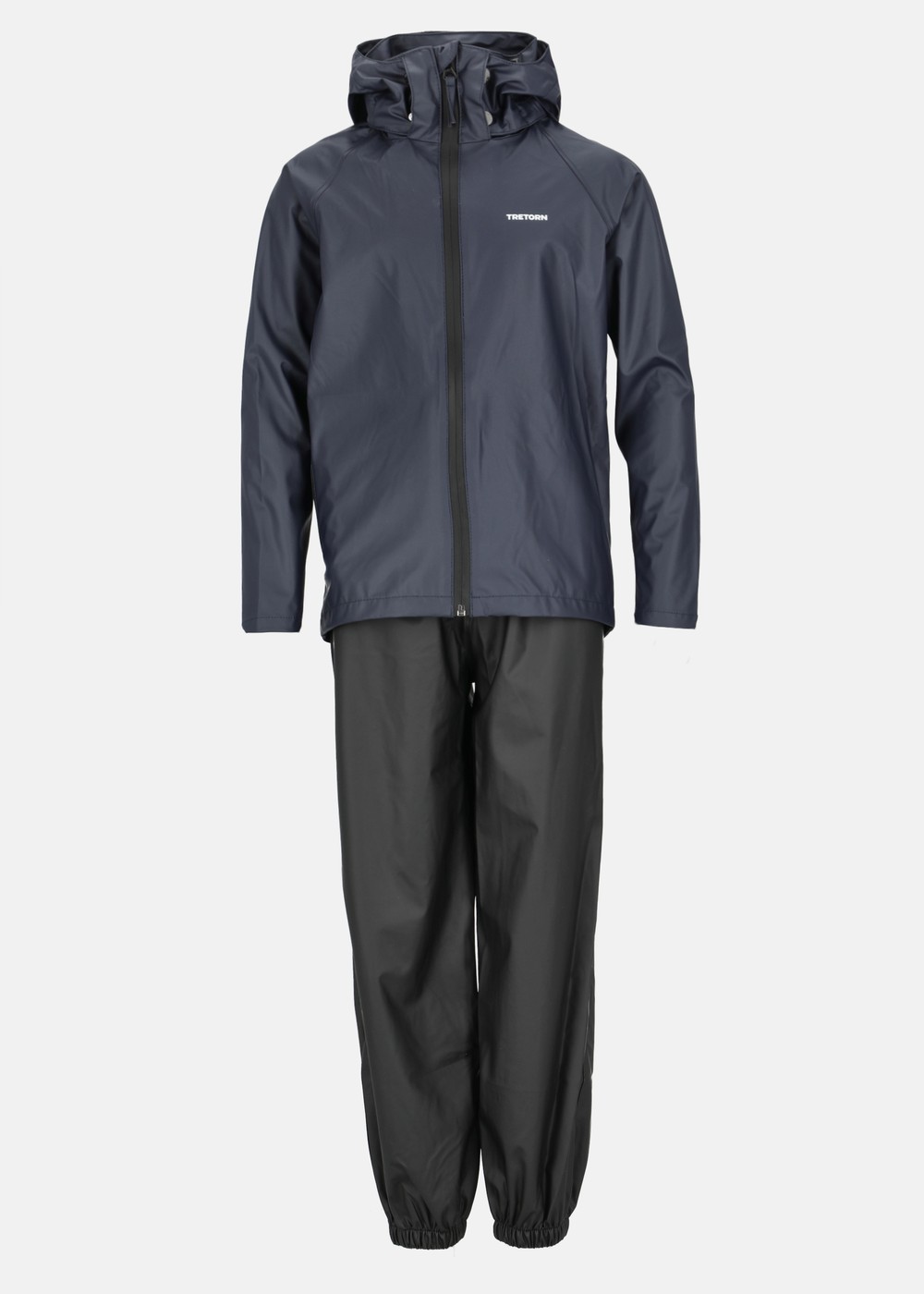 Kids Packable Rainset, 080/Navy, 98/104,  Regnjackor